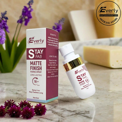 Everly Beauties Stay Fab Matte Fixing Spray – Shine Control Makeup Setting Spray