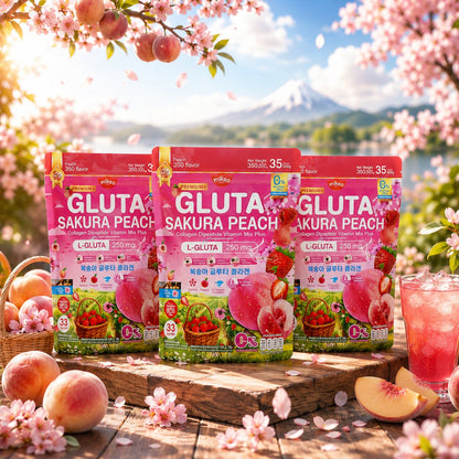 Mikeo Gluta Sakura Peach Collagen