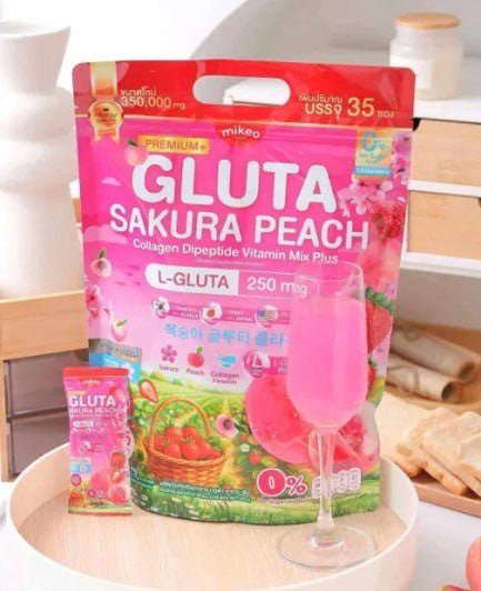 Mikeo Gluta Sakura Peach Collagen