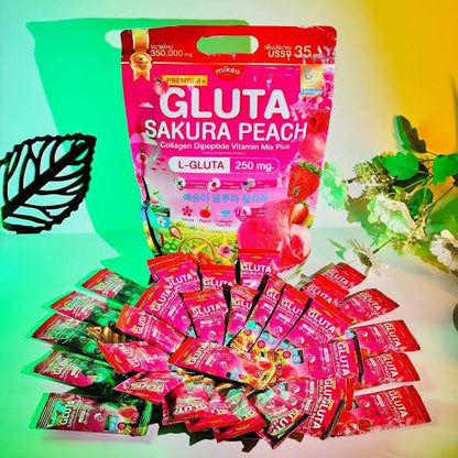 Mikeo Gluta Sakura Peach Collagen