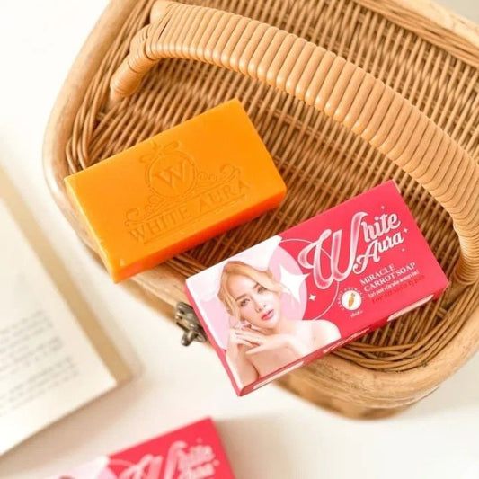 White Aura Miracle Carrot Soap (160g)