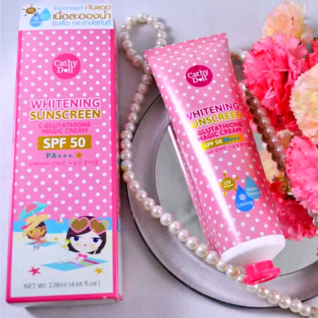 Cathy Doll SPF 50 L-Glutathione Magic Whitening Sunscreen (60ml)