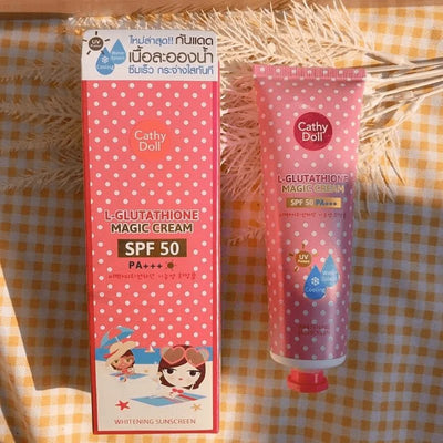 Cathy Doll SPF 50 L-Glutathione Magic Whitening Sunscreen (60ml)