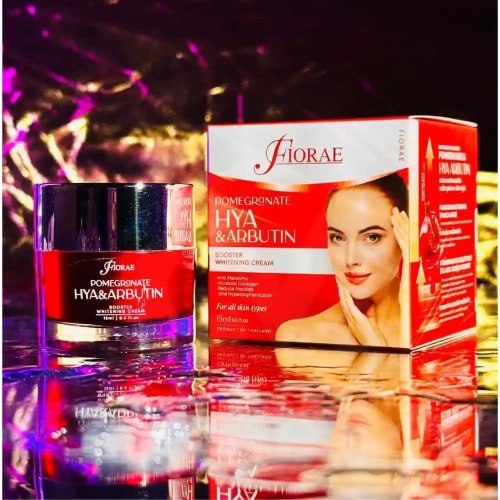 Fiorae Pomegranate Hya & Arbutin Booster Whitening Cream (15ml)