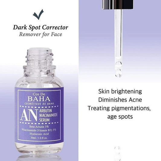 Cos De BAHA Niacinamide 5% + Arbutin 5% Serum (AN)- 30ml