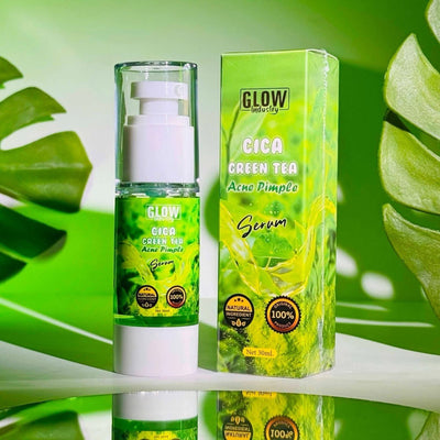 Glow Industry Cica Green Tea Acne Pimple Serum
