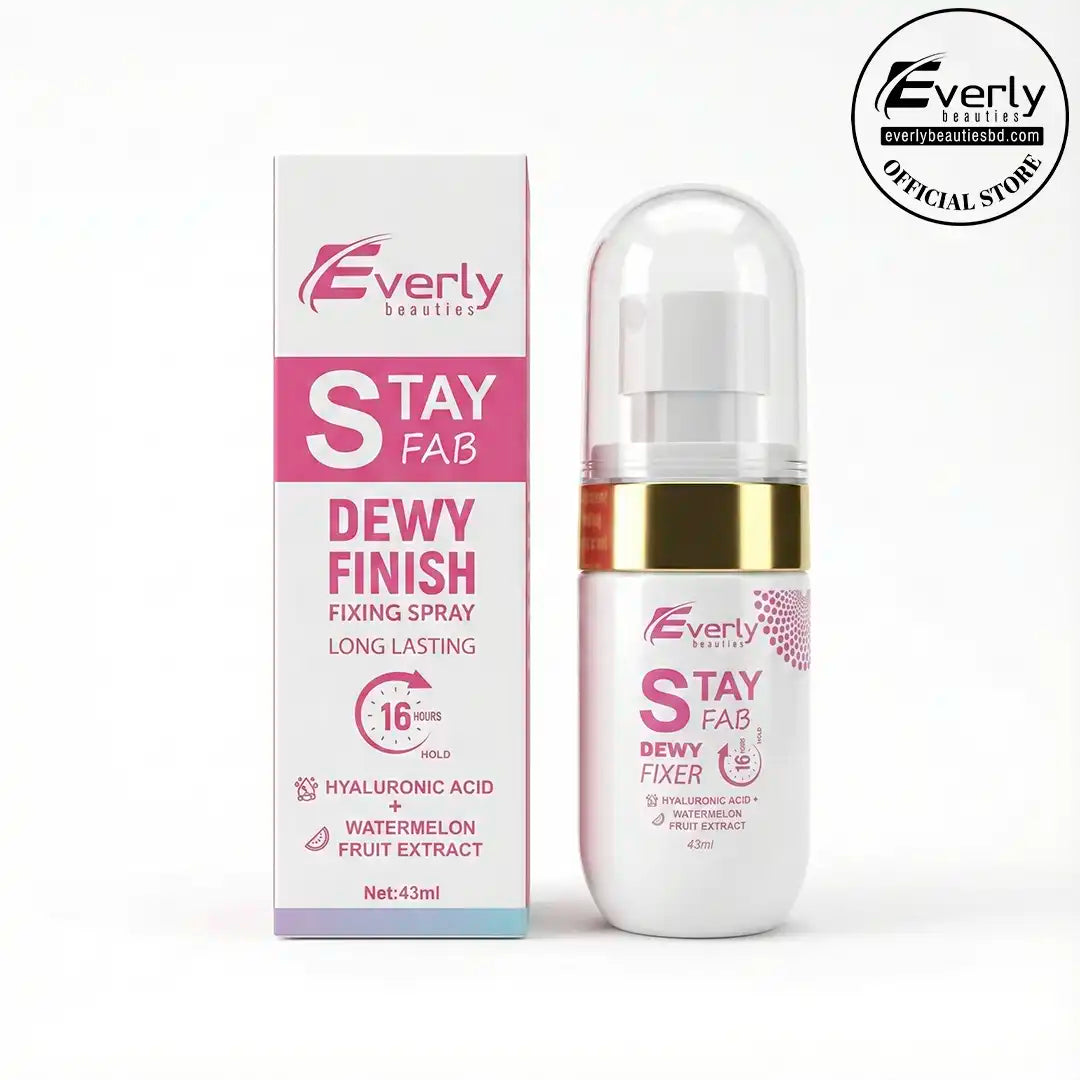 Everly Beauties Stay Fab Dewy Fixing Spray – Dewy Glow Makeup Setting Spray