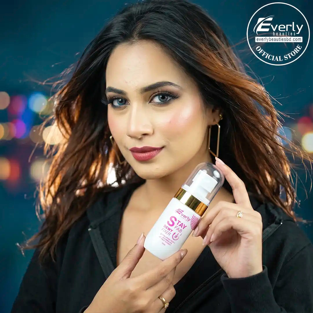 Everly Beauties Stay Fab Dewy Fixing Spray – Dewy Glow Makeup Setting Spray