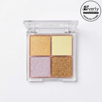 Everly Beauties 4in1 Highlighter Palette – Radiant Glow Face & Body Highlighter