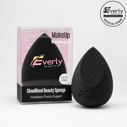 Everly Beauties Glow Blend Beauty Sponge Black