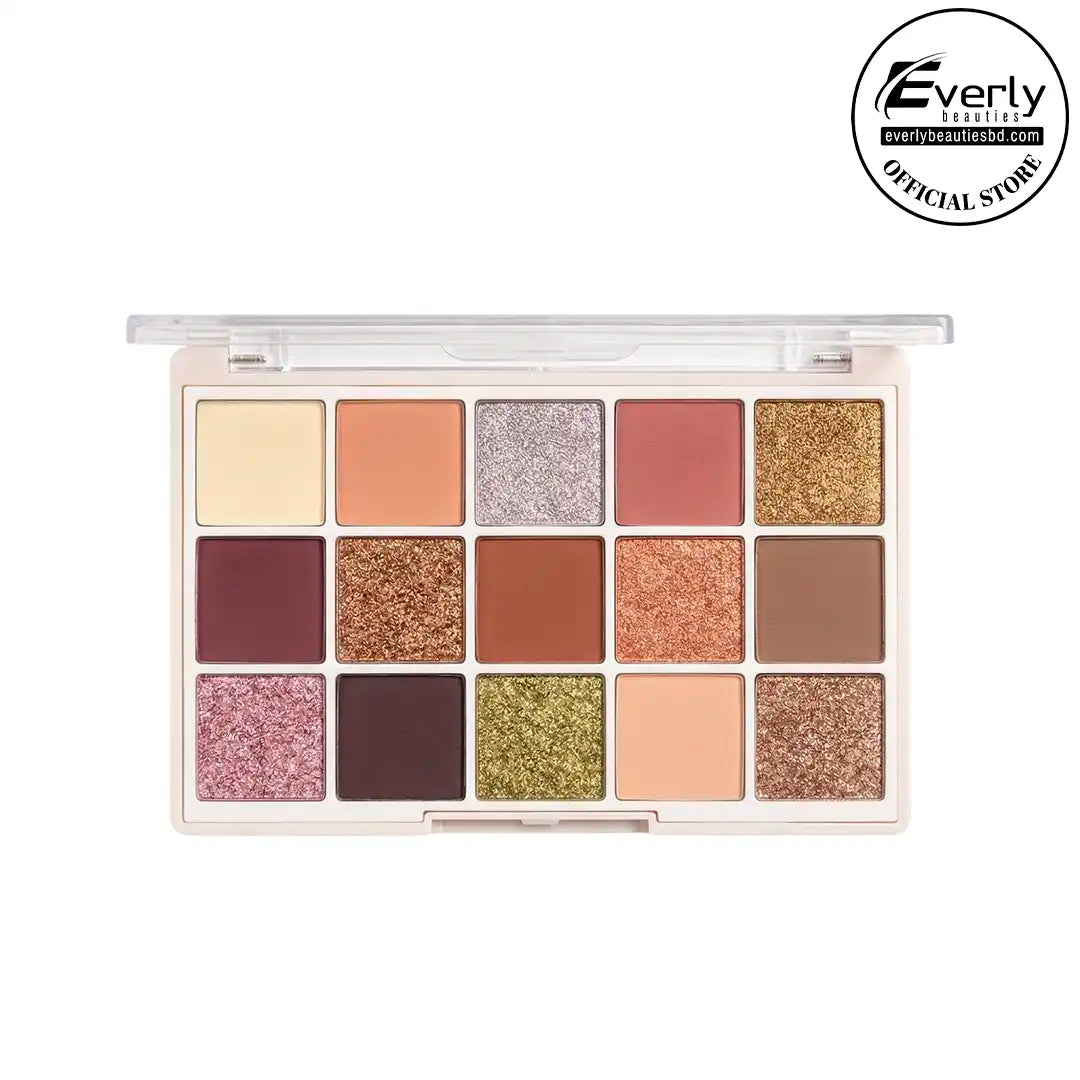 Everly Beauties 15Colors Eyeshadow Palette