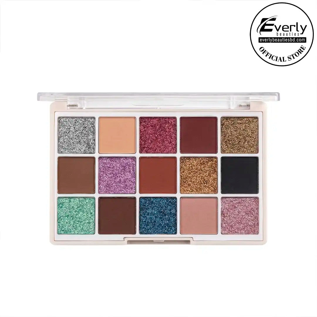 Everly Beauties 15Colors Eyeshadow Palette