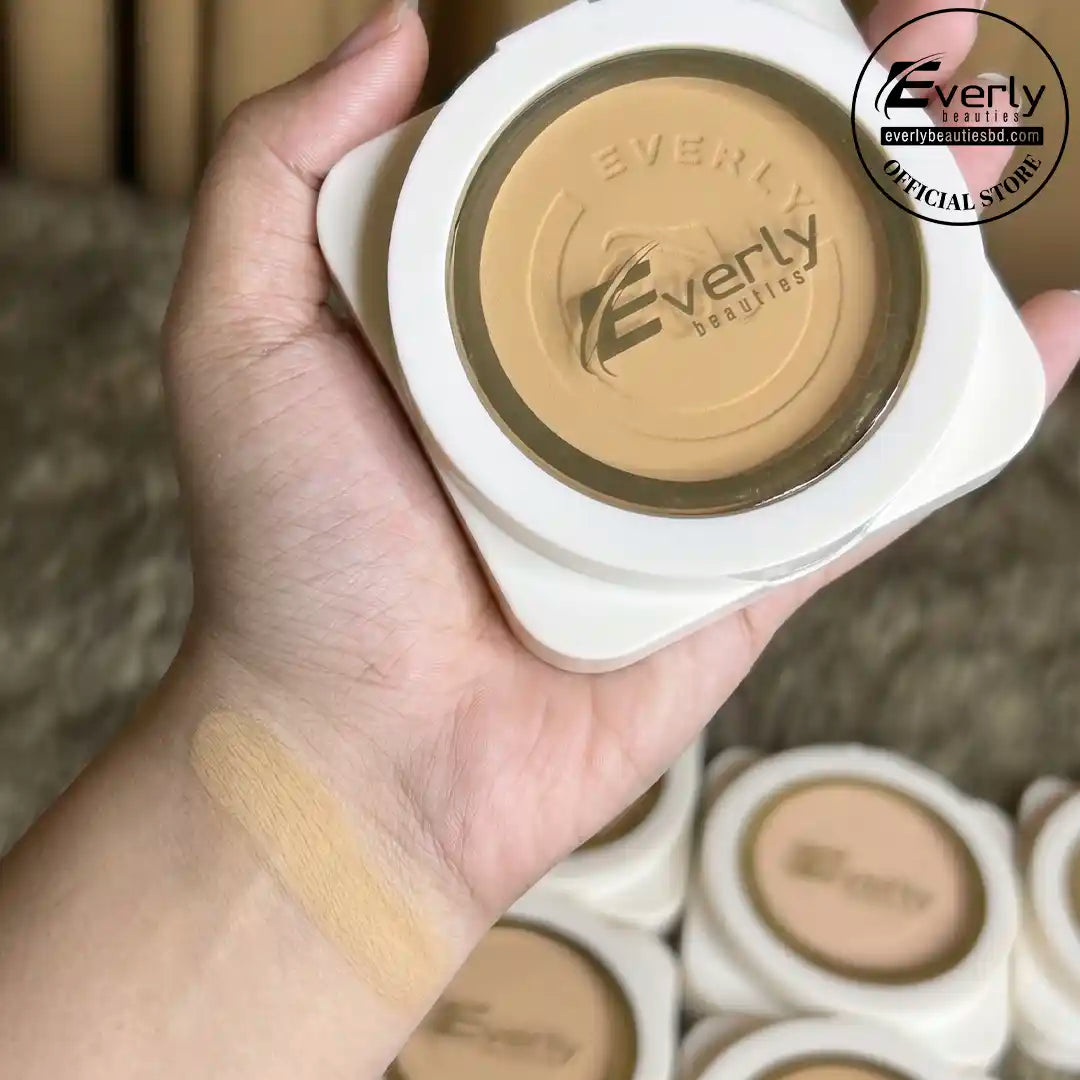 Everly Beauties Matte Touch Compact Powder with SPF15++