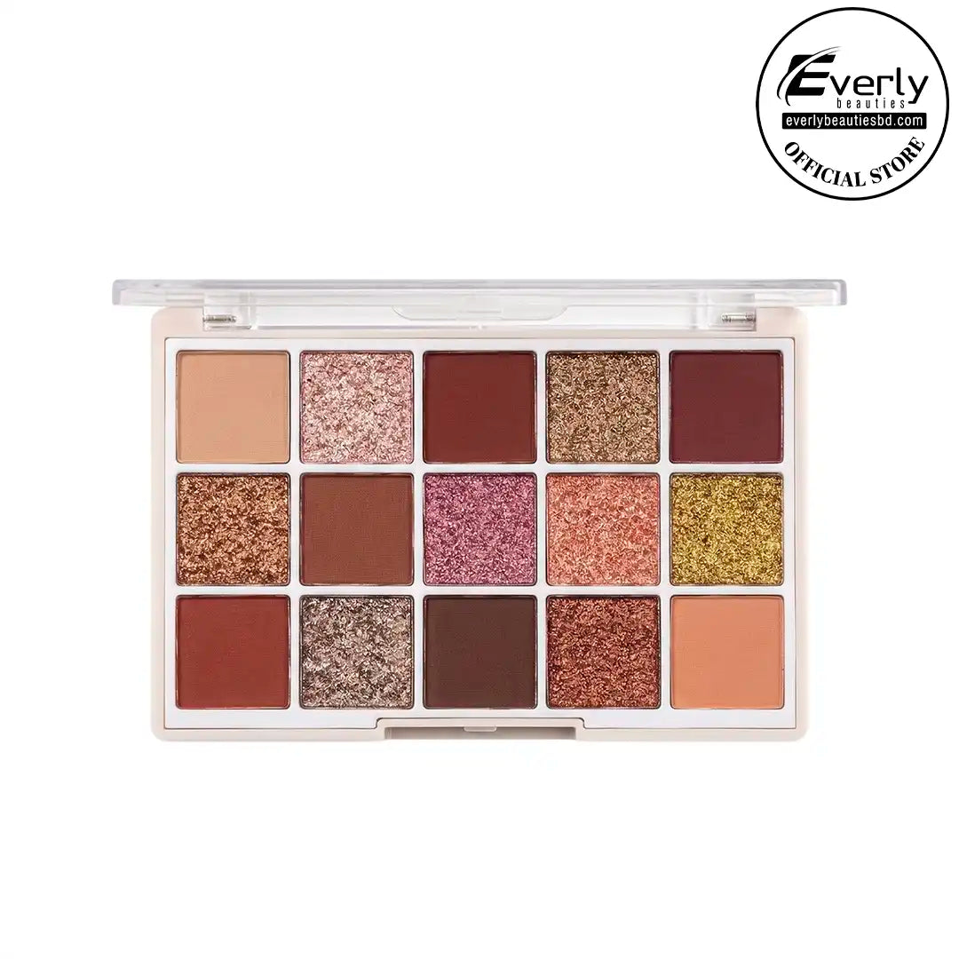 Everly Beauties 15Colors Eyeshadow Palette